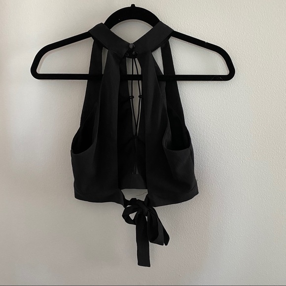 LF Open Back Tie Crop Top - Picture 4 of 4